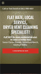 Mobile Screenshot of davidsdryerventcleaning.com