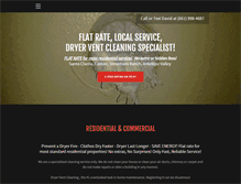 Tablet Screenshot of davidsdryerventcleaning.com